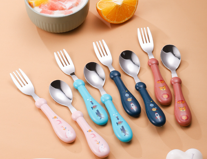 baby steel cutlery